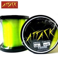 Fir monofilament Attack Special Casting 0.20mm/4.3kg/1200m