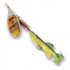 Lingura rotativ DAM Effzett Minnow 5g, culoare Yellow/Black