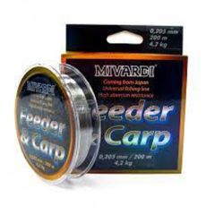 Fir monofilament Mivardi Feeder&Carp 0,255mm/7,20kg/200m