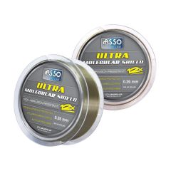 Fir monofilament Asso Ultra Molecular Shield Dark Green 0.47mm/25kg/300m