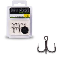 Ancora Mustad Ultrapoint Treble Hook TG76NP-BN Nr.1/0