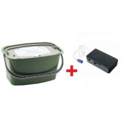 Galeata pestisori Zfish Plastilys Live Fish Bucket 7L + Oxigenator