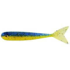 Shad Westin MegaTeez V-Tail 5cm, culoare Blue N'Yellow