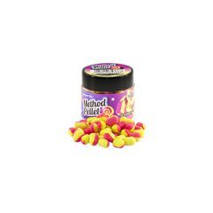 Pelete Benzar Mix Bicolor Method Strawberry Honey 8mm