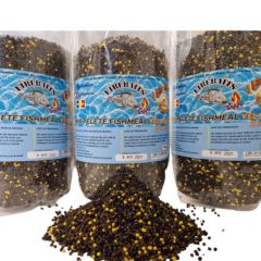 Pelete Fire Baits Mix Fishmeal Yellow, 2mm, 1kg