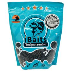 Pelete iBaits Black Halibut Pellets 4mm, 800g