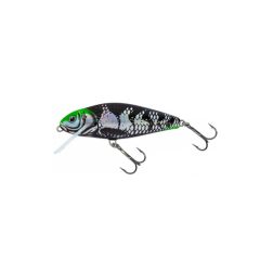 Vobler Salmo Perch Floating 8cm, culoare Holo Dark Green Head