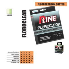 Fir fluorocarbon coated P-Line Floroclear Clear 0.35mm/16.51kg/50m