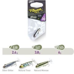 Fiiish Power Tail X-Fast 3cm/6g, culoare Natural Minnow