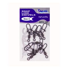 Agrafe + varteje Smax Snap Link Swivels Nr.14