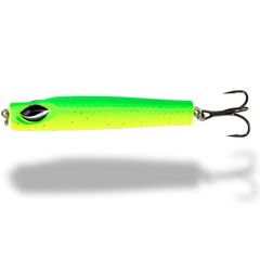 Pilker Rhino Hardeel 5cm/10g, culoare Fluo Green/Fluo Yellow