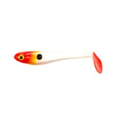 Shad Berkley PowerBait Hollow Belly 15cm, culoare Red Head