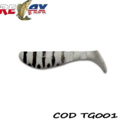 Shad Relax Kopyto Tiger 6.2cm, culoare 001 - 10buc/plic