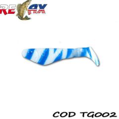 Shad Relax Kopyto Tiger 5cm, culoare 002 - 15buc/plic