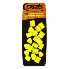 Porumb artificial Rok Fishing Triple Corn S Perfect Balance - Yellow