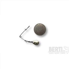 Bertilure Micro-Spinnerbait cu agrafa Colorado 0, Culoare Nickel