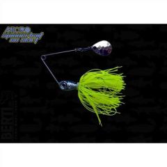 Bertilure Micro-Spinnerbait cu Skirt , 3.5gr, Culoare Chartreuse