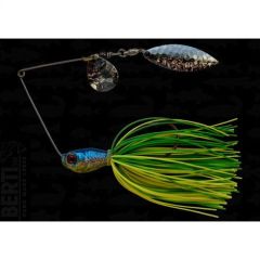 Bertilure Spinnerbait Colorado nr.2 Salcie nr.2, 14gr,Skirt Siliconic Lime-Chartreuse