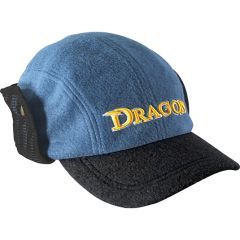 Sapca Dragon Winter Hat Fleece, Teal Blue