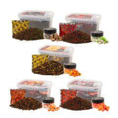 Set pelete Benzar Mix Summer Pellet Box + wafters Twister, Ananas