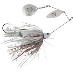 Spinnertail Savage Gear Da'Bush Spinnerbait 21g culoare White Silver Holo Flame