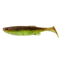 Shad Savage Gear Fat T-Tail Minnow 7.5cm, culoare Chartreuse Pumpkin