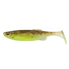 Shad Savage Gear Fat T-Tail Minnow 9cm, culoare Green Pearl Yellow
