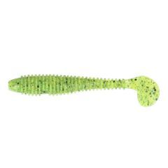 Shad Golden Catch Zeox Silicone Baits Trigger Fat Tail 4.5cm, culoare Acid Green