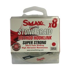 Fir textil Smax Method Hooklink Stone Braid X8 0.14mm/8.7kg/10m