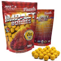 Boilies Senzor Impact  Fresh Boilies, Porumb, 20mm, 1kg