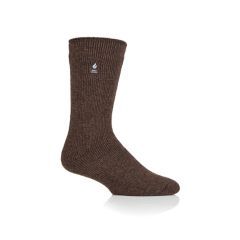 Sosete Heat Holders Plain Socks Finch Earth Brown, marime 39-45
