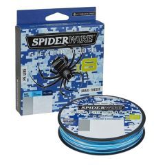 Fir textil Spiderwire Stealth Smooth 8 Blue Camo 0.06mm/5.4kg/150m