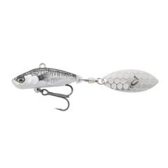 Spinnertail Savage Gear 3D Sticklebait Tailspin 9g, culoare Black Silver