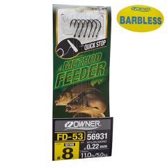 Carlige legate Owner Feeder 56931 FD-53 Quick Stop BL Nr8/0.22mm