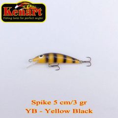 Vobler Kenart Spike F 5cm, culoare YB