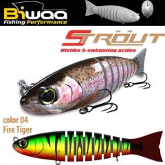 Swimbait Biwaa Strout 9cm/8g, culoare Fire Tiger