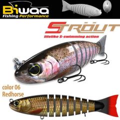 Swimbait Biwaa Strout 14cm/29g, culoare Redhorse