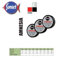 Fir monofilament Sunset Amnesia Clear 0.34mm, 100m