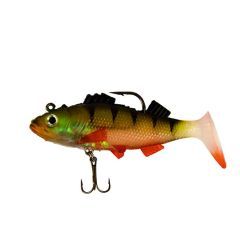 Swimbait EnergoTeam Wizard Big Perch 7.6cm, culoare Green Holo