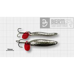 Lingura oscilanta Bertilure Taifun Dragon Skin 4cm/4g, culoare Nickel