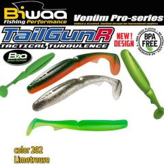 Shad Biwaa TailGunr Swimbait 14cm, culoare Limetreuse