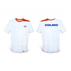 Tricou maneca scurta Colmic T-Shirt White-Orange, marime M