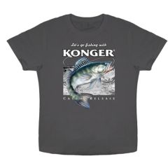 Tricou Konger Zander Graphite, marime XL