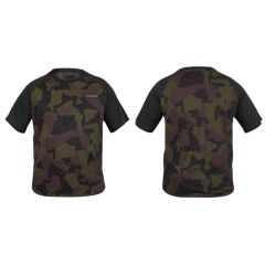 Tricou Avid Carp Distortion Camo Lite T-Shirt, marimea S