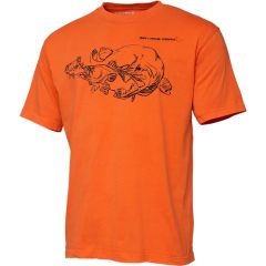 Tricou Savage Gear Cannibal Ink Orange, marime XXL