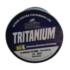 Fir monofilament Sufix Tritanium 0.30mm/6.8kg/1365m Camo Green