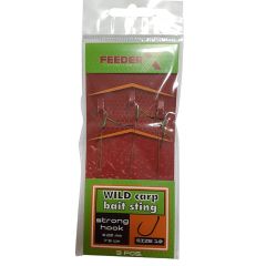 Carlige legate FeederX Wild Carp Hook Bait Sting nr. 10