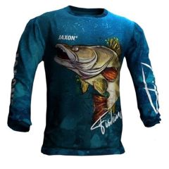 Bluza Jaxon Longsleeve Zander Blue, marime XXL