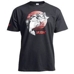 Tricou Jaxon Fish Negru, marime M