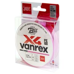 Fir textil Lucky John Vanrex Area Trout Game Braid Pink 0.06mm/2kg/125m 